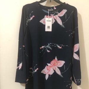 Yoins your inspiration-Navy floral dress